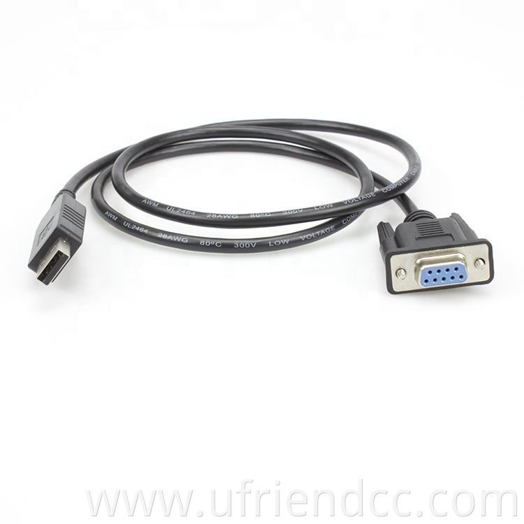 OEM USB 2.0 to Serial (9 Pin) DB 9 RS 232 Converter Cable, Prolific Chipset HEXNUTS Win 11/10/8.1/8/7/VISTA/XP Mac OS X 10.6